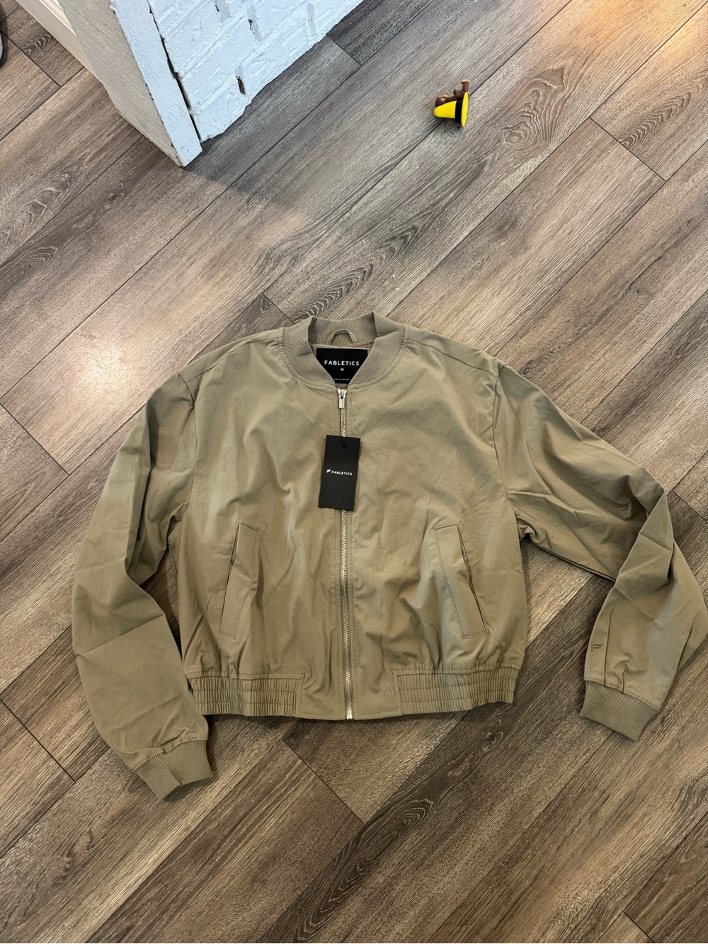 Fabletics Olive Green Bomber Jacket